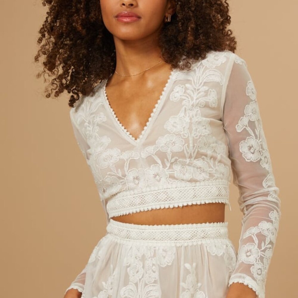 Altar'd State Arissa Embroidered Top